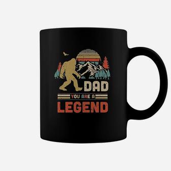 Dad You Are A Legend Walking Forest Bigfoot Fathers Day Coffee Mug | Crazezy