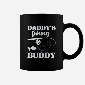Daddys Fishing Buddy Cute Funny Fish Routine Coffee Mug | Crazezy
