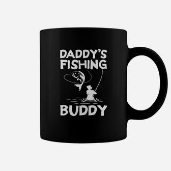 Daddys Fishing Buddy Funny Dad Father Day Coffee Mug | Crazezy