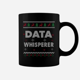 Data Whisperer Ugly Christmas It Tech Programmer Gift Funny Sweatshirt Coffee Mug | Crazezy