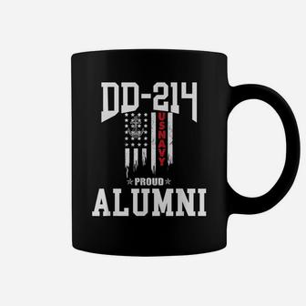 Dd 214 Alumni Us Military Veteran Navy Vintage Us Flag Coffee Mug | Crazezy