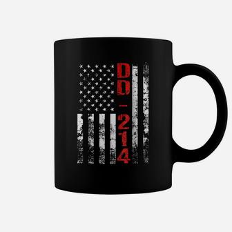 Dd-214 Us Alumni American Flag Vintage Coffee Mug | Crazezy