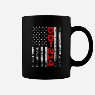 Dd-214 Us Alumni Usa American Flag Vintage Coffee Mug | Crazezy