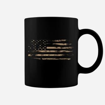 Distressed American Flag Hoodie Vintage USA Flags Patriotic Coffee Mug | Crazezy UK