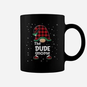 Dude Gnome Buffalo Plaid Matching Christmas Gift Pajama Coffee Mug | Crazezy