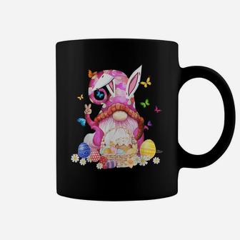 Easter Bunny Spring Gnome Easter Egg Hunting And Basket Coffee Mug | Crazezy CA
