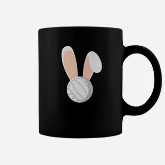 Easter Rabbit Bunny Ears Volleyball Sports Holiday Cartoon Premium Coffee Mug | Crazezy