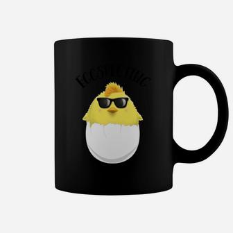 Eggspecting Easter Chick Spring Pregnancy Announcement Shirt Coffee Mug | Crazezy