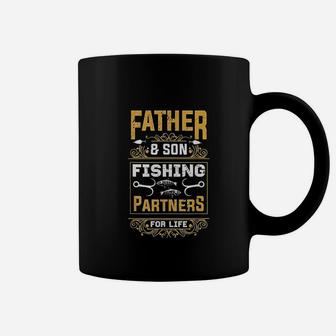 Father Son Fishing Partners For Life Matching Outfits Gift Coffee Mug | Crazezy
