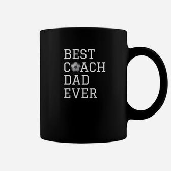 Fathers Coaching Gift Best Soccer Coach Dad Ever Coffee Mug | Crazezy