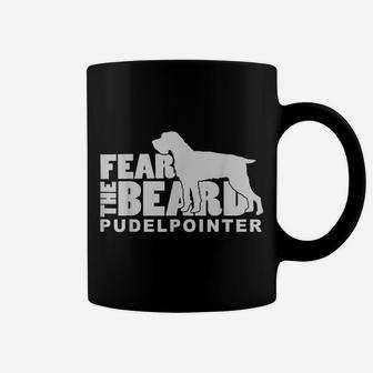 Fear The Beard - Pudelpointer Hunting Dog Coffee Mug | Crazezy