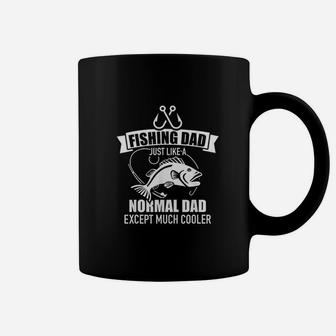 Fishing Dad Just Like A Normal Dad Exept Much Cooler Coffee Mug | Crazezy