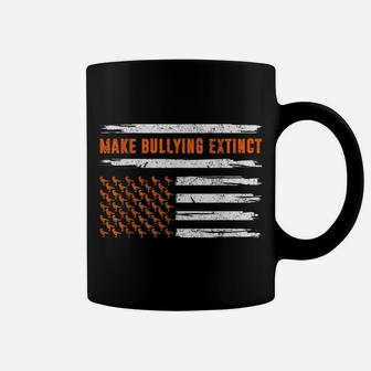 Flag Unity Day Trex Dinosaur Make Bullying Extinct Orange Coffee Mug | Crazezy