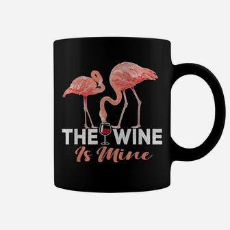 Flamingo Wine Lover's Pink Flamingo Fun Party Gift Coffee Mug | Crazezy