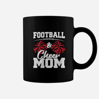 Football And Cheer Mom High School Sports Cheerleading Coffee Mug | Crazezy UK