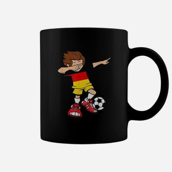 Football German Jersey Dabbing Soccer Boy Germany Coffee Mug | Crazezy