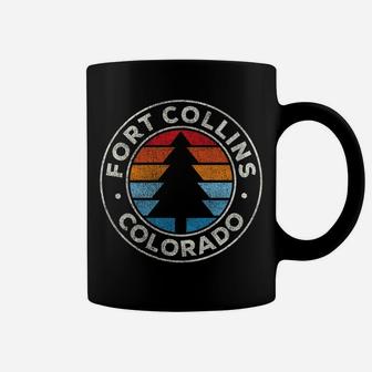 Fort Collins Colorado CO Vintage Graphic Retro 70S Coffee Mug | Crazezy