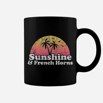 French Horn Gift - Sunshine And French Horns Coffee Mug | Crazezy CA