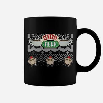 Friends Christmas Central Perk Ugly Sweater Style Sweatshirt Coffee Mug | Crazezy UK