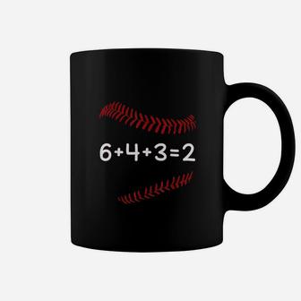 Funny Baseball Gift 643 2 Baseball Double Play Coffee Mug | Crazezy CA