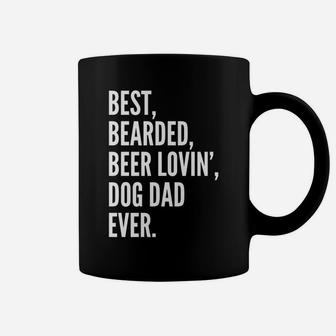 Funny Bearded Dad | Beer Lover Dog Owner Gift Tee Coffee Mug | Crazezy