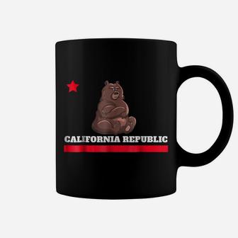 Funny California Republic State Flag Novelty Gift T Shirt Coffee Mug | Crazezy