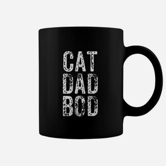 Funny Cat Dad Bod Pet Owner Fitness Gym Gift Coffee Mug | Crazezy