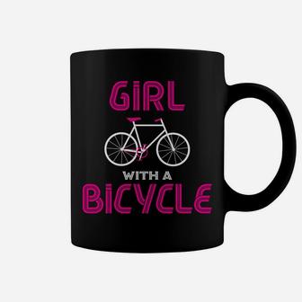 Funny Cycling Biking Bicycle Long Sleeve Shirt Women Girls Coffee Mug | Crazezy