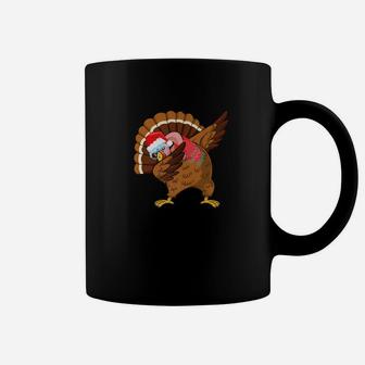 Funny Dabbing Turkey Thanksgiving Dab Dance Coffee Mug | Crazezy