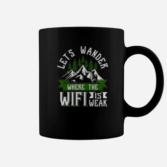 Funny Hiking Hike Mountains Nature Lover Tee Coffee Mug | Crazezy AU