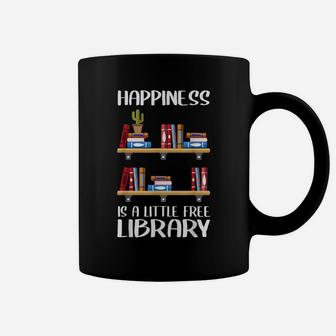 Funny Library Gift For Men Women Cool Little Free Library Coffee Mug | Crazezy