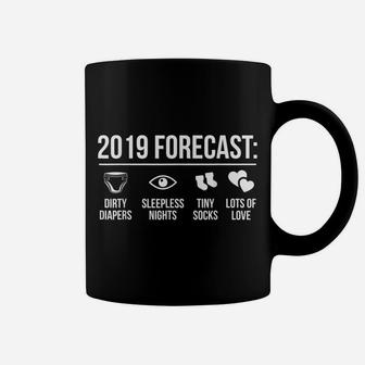 Funny New Dad Mom For Expecting Baby Announcment Coffee Mug | Crazezy