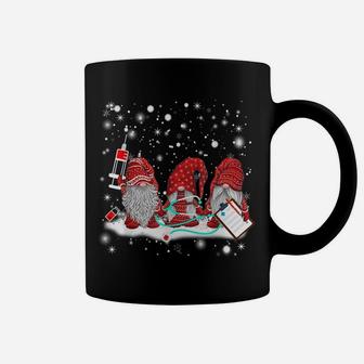 Funny Nurse Gnomes Santa Christmas Light Nursing Lover Gifts Coffee Mug | Crazezy