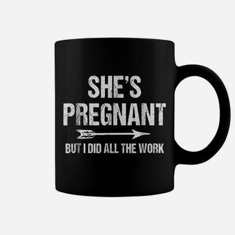 Funny Pregnancy Announcement Shirt For Dad | Baby Reveal Tee Coffee Mug | Crazezy