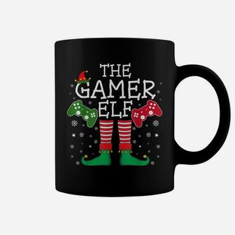 Gamer Elf Funny Matching Family Gaming ELF Christmas Pajama Coffee Mug | Crazezy