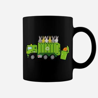 Garbage Truck Easter Day Bunny Eggs Easter Gift Kids Coffee Mug | Crazezy