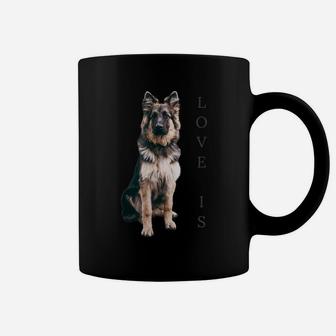 German Shepherd Shirt Women Men Kids Love Dog Mom Dad Gift Coffee Mug | Crazezy