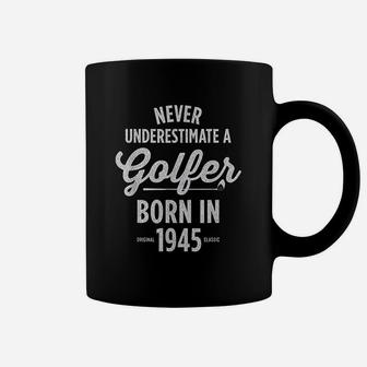 Gift For 76 Year Old Golfer Golfing 1945 76th Birthday Coffee Mug | Crazezy