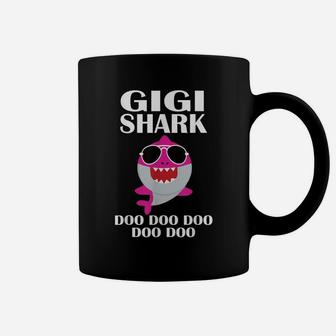 Gigi Shark Doo Doo Shirt Funny Gigi Christmas Gift Xmas Coffee Mug | Crazezy UK