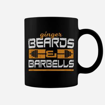 Ginger Beards And Barbells Gym T Shirt Beard Sayings Fitness Coffee Mug | Crazezy
