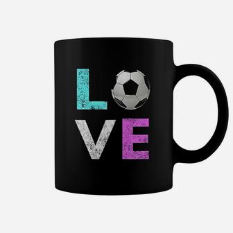 Girls Love Soccer Best Fun Birthday Gift Coffee Mug | Crazezy