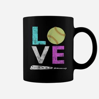 Girls Love Softball Best Fun Birthday Gift Tshirt Coffee Mug | Crazezy