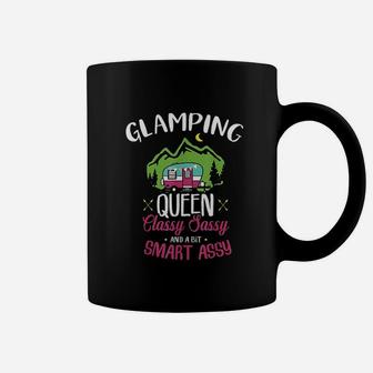 Glamping Queen Classy Sassy Smart Assy Camping Coffee Mug | Crazezy DE