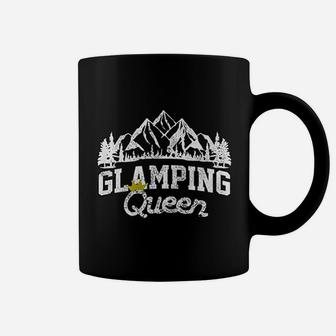 Glamping Queen Funny Camping Camper Gift Coffee Mug | Crazezy