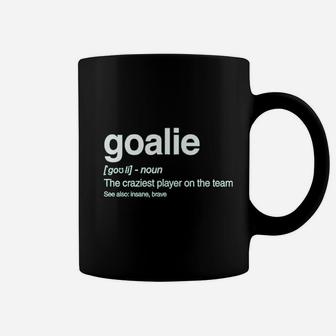 Goalie Definition Funny Loudest Player Soccer Goalkeeper Gift Idea Coffee Mug | Crazezy DE