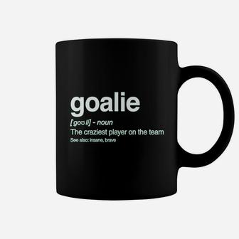 Goalie Definition Funny Loudest Player Soccer Goalkeeper Gift Idea Coffee Mug | Crazezy