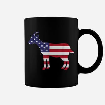 Goat American Flag Shirt Funny 4Th Of July USA America Coffee Mug | Crazezy DE