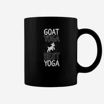Goat Yoga Best Yoga Women Funny Class Gift Farm Coffee Mug | Crazezy