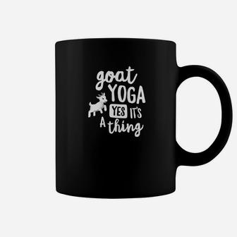Goat Yoga Yes Its A Thing Women Class Gift Farm Coffee Mug | Crazezy