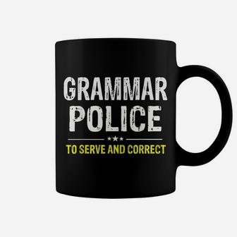 Grammar Police Women And Kids Funny Costume Idea Coffee Mug | Crazezy DE